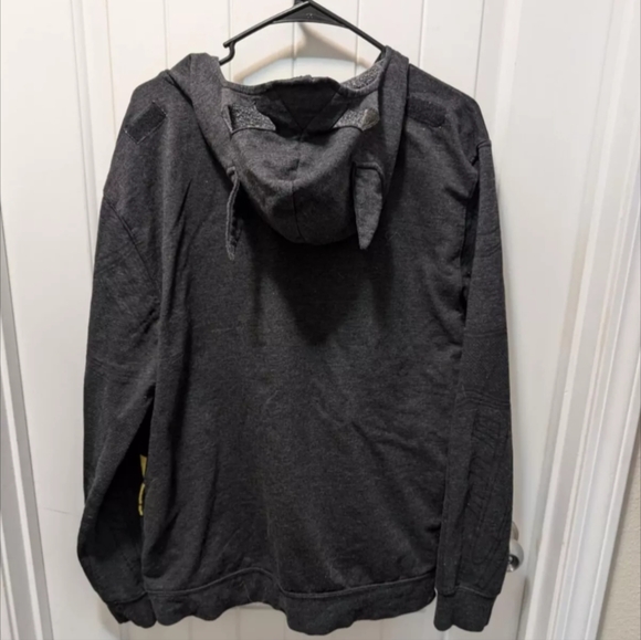 BATMAN The Dark Knight Gotham Hoodie with Cape Costume Men's Size XL DC Comics - Picture 6 of 8